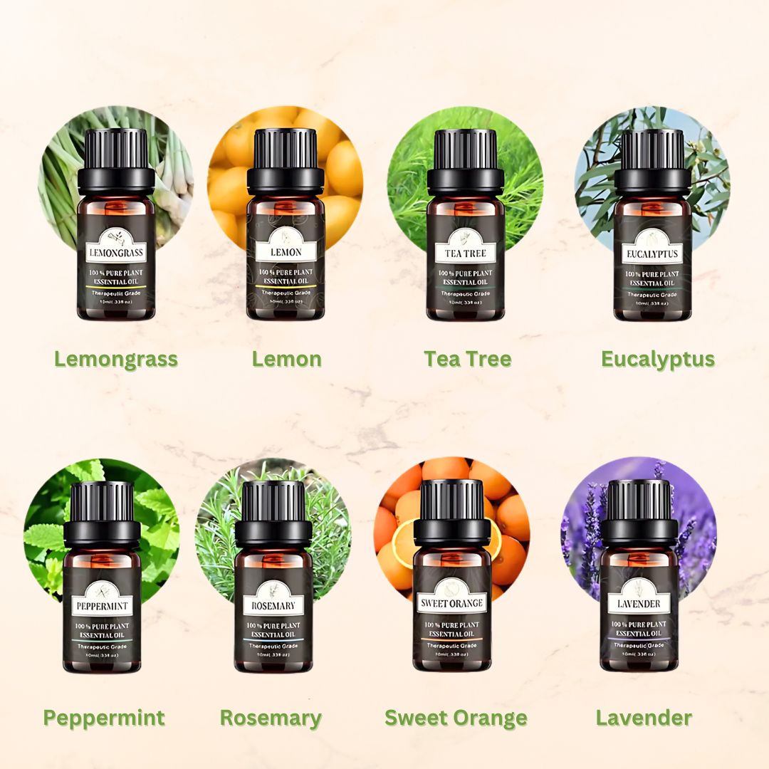 Go Deeper Therapeutic-Grade Essential Oils 8 Piece Set