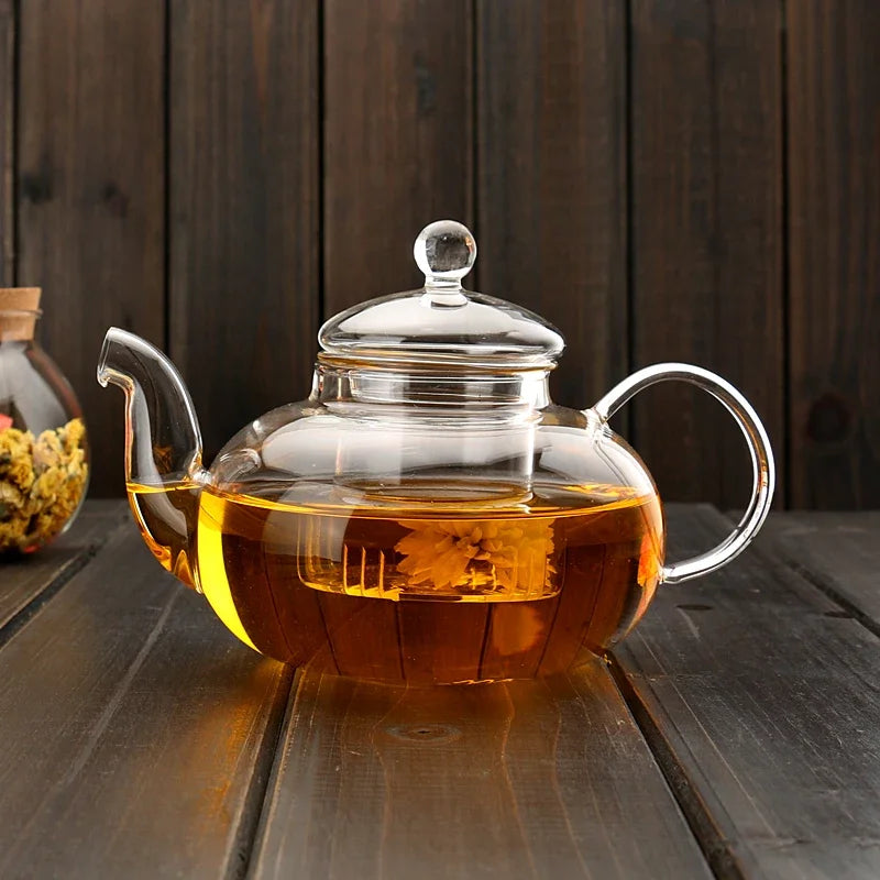 Go Deeper Exquisite Double-Layer Heat-Resistant Glass Tea Set