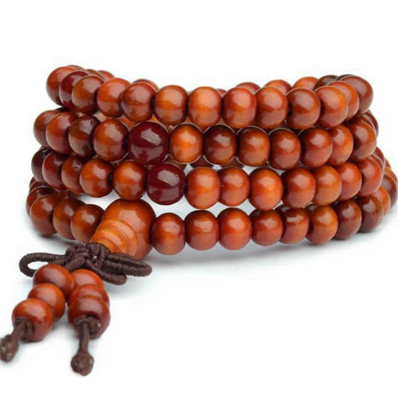 Go Deeper Traditional Natural Sandalwood Prayer Beads
