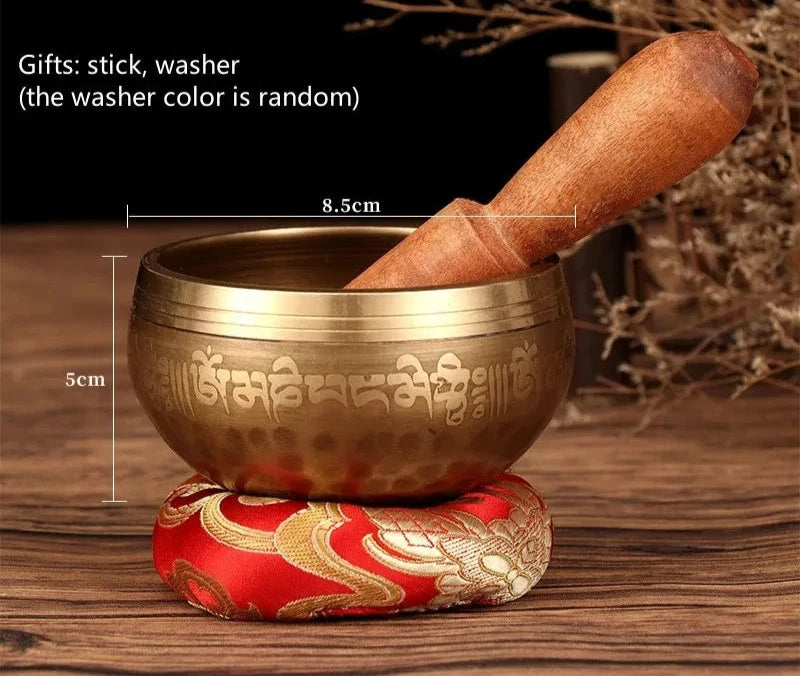 Go Deeper Awaken Your Spirit: The Enchanting Singing Bowl for Tranquil Meditation Small, and Medium