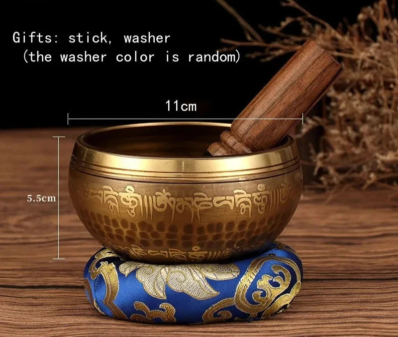 Go Deeper Awaken Your Spirit: The Enchanting Singing Bowl for Tranquil Meditation Small, and Medium