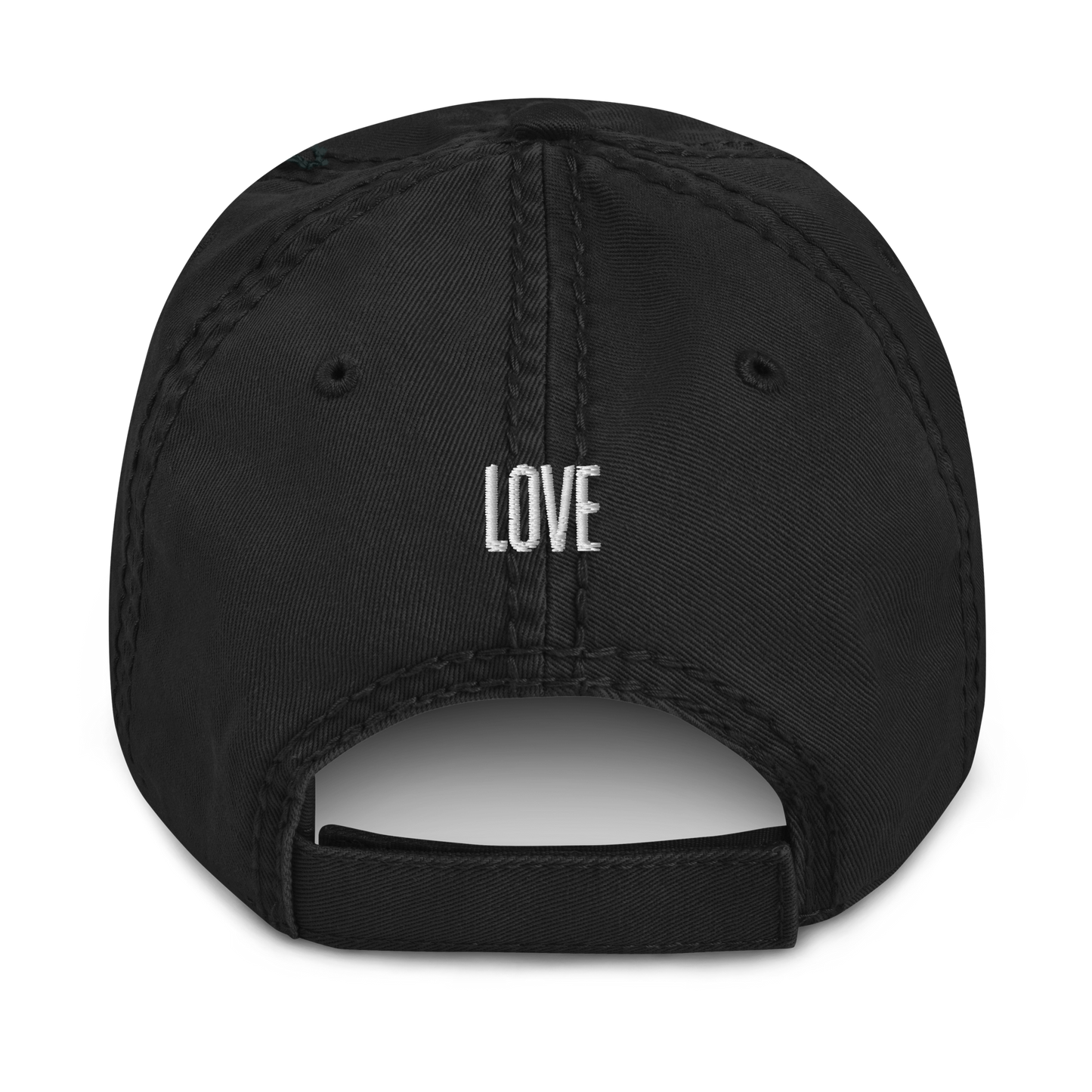 Calligraphy "Love" Arabic Letter-design Distressed Dad Hat
