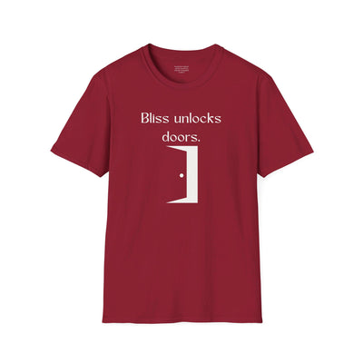 Bliss Unlocks Doors, Inspirational Quote T-Shirt