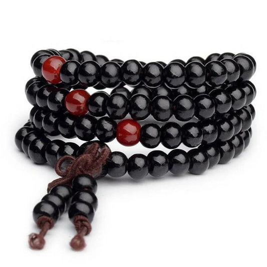 Go Deeper Traditional Natural Sandalwood Prayer Beads