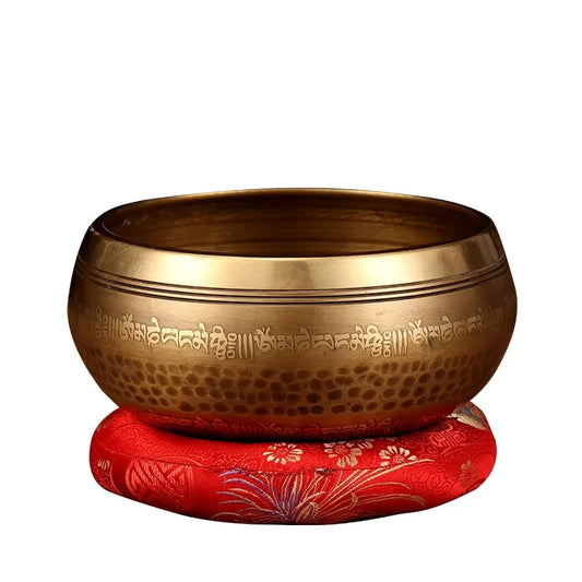 Go Deeper Awaken Your Spirit: The Enchanting Singing Bowl for Tranquil Meditation, Large